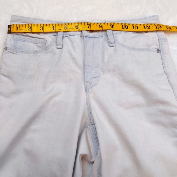 Athleta Light Blue Sculptex Skinny Crop Mid Rise Jeans | Size 2 - Picture 6 of 16